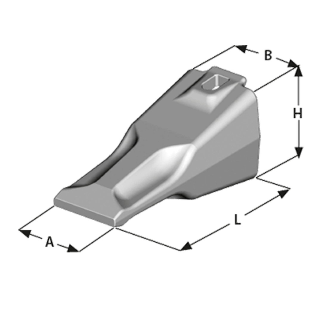 Immagine di PUNTA SILVER PER MINIESCAVATORI L=138