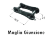 Immagine di MAGLIA GIUNZIONE CATENA ROTOBALLA KRONE