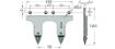 Immagine di DENTE DOPPIO ADATTABILE A GASPARDO FB 925, GRIBALDI & SALVIA SUPERIOR 72 - 088 - 211.200.66 - G21120066R - 4BF090 - 64014710