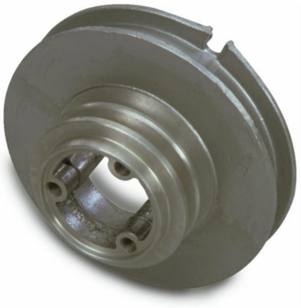 Immagine di PULEGGIA AVVIAMENTO MOTORE LOMBARDINI 1 GOLA D=160 3 FORI