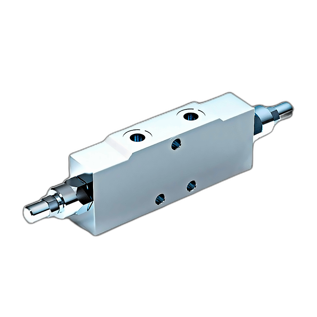 Immagine di VALVOLA BLOCCO D.E. IN LINEA 3/8" 40 I/MIN ACCIAIO