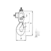 Immagine di GANCIO GIREVOLE TIPO A KG. 3150