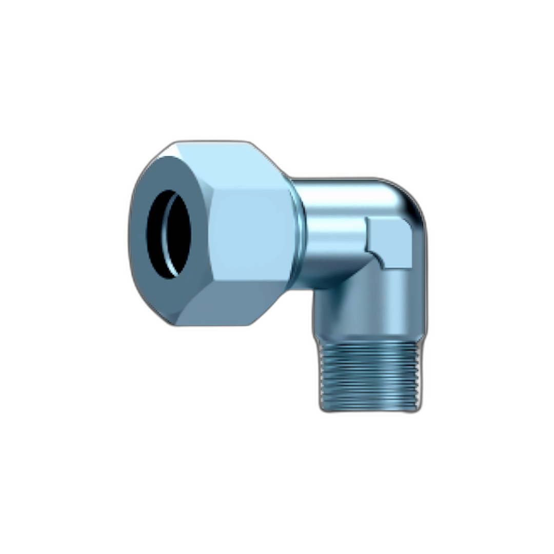 Immagine di NIPLES 90° M. 1/4" GAS NPTF + M.8L