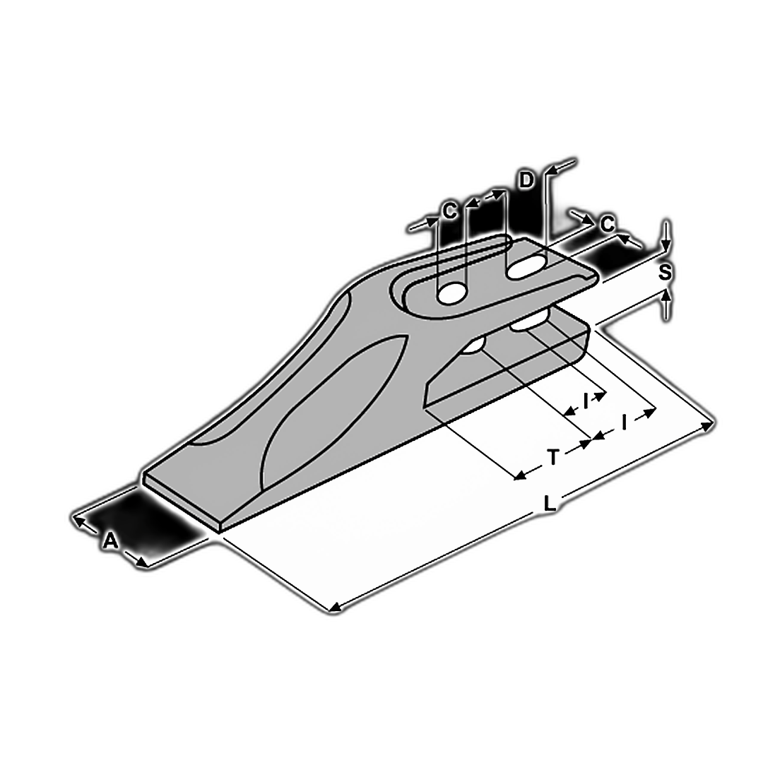 Immagine di DENTE A FORCELLA E 12.4 I=40-45 T=37 S=17 C=F=13-18 (E 600)