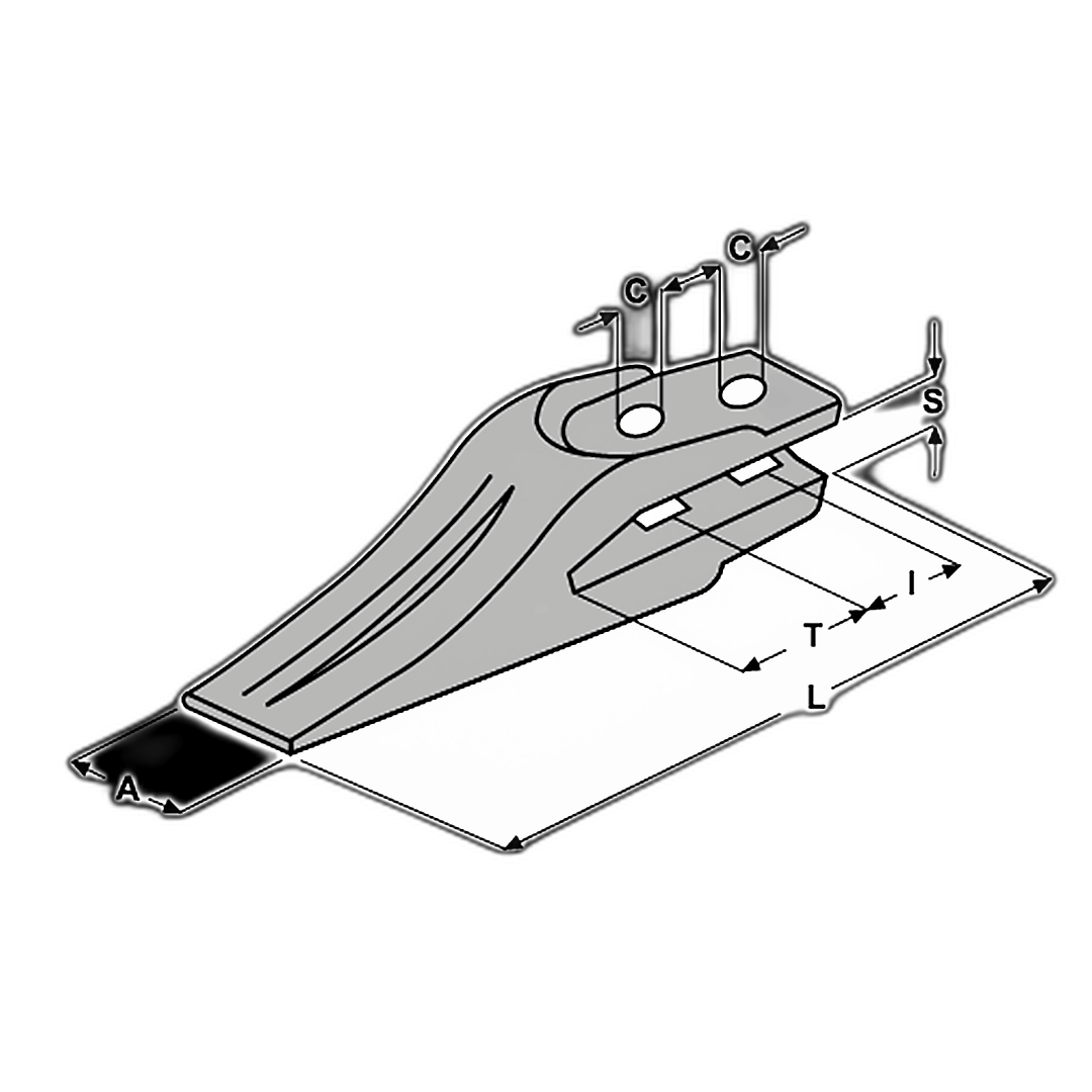 Immagine di DENTE A FORCELLA E 27 (312204054 - 42N-883-1390) I=80 T=51 S=22 C=F=18 (E 620)