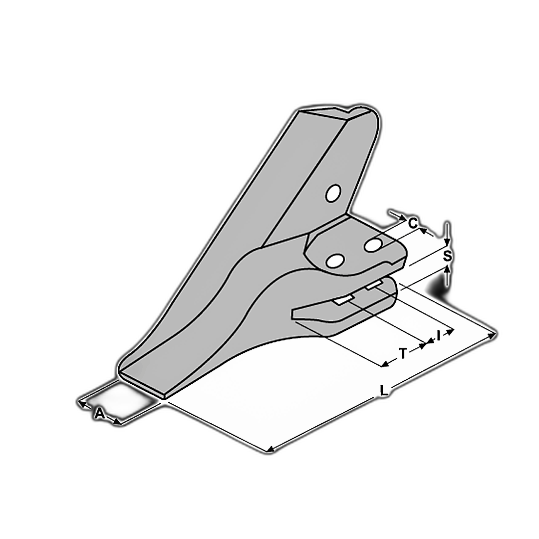 Immagine di DENTE A FORCELLA E 27 (312204052 - 42N-812-1230) R I=80 T=47.5 S=22 C=F=18 (E 620)