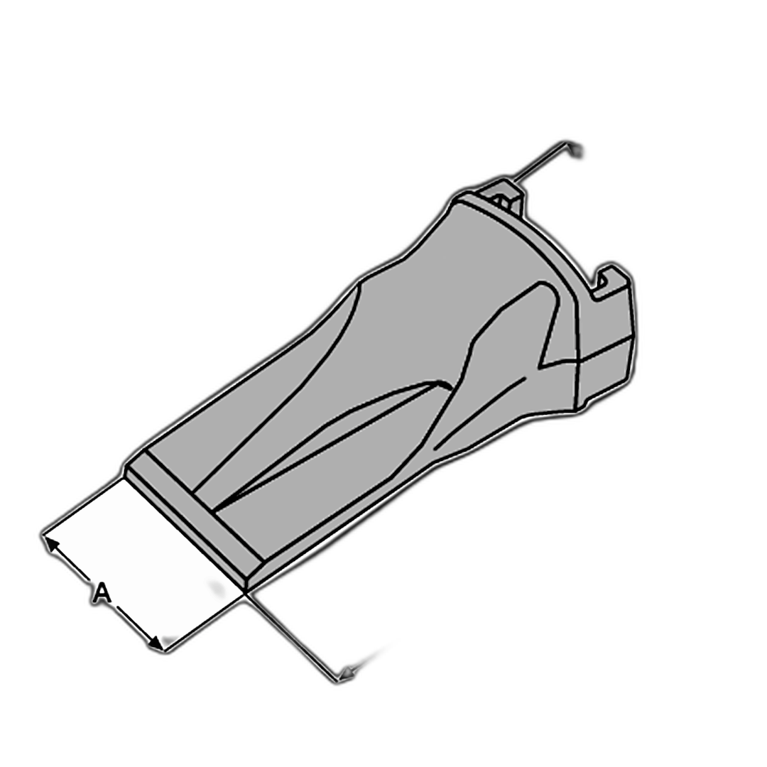 Immagine di PUNTA TIPO ESCO E 471 L=200 A=90 B=105 K=69