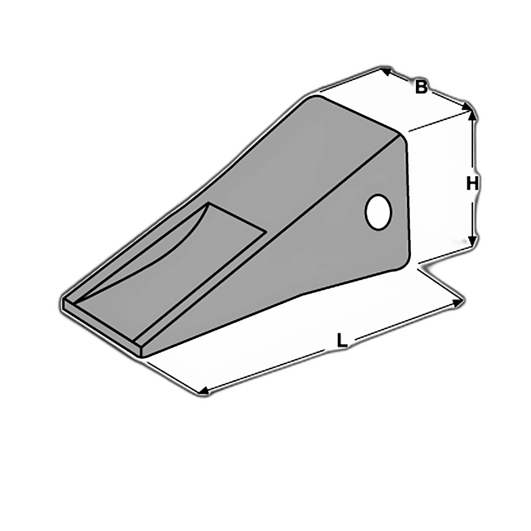Immagine di PUNTE E 354 (1U3352) L=243 B=90 H=105 K=75