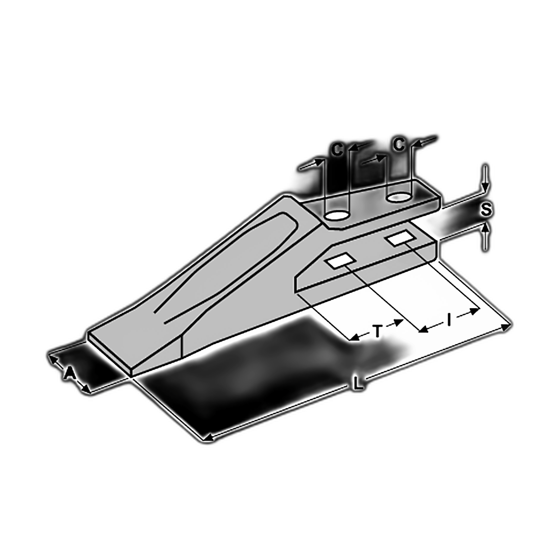 Immagine di DENTE A FORCELLA E23 (846602M1 - 1462200M1) I=51 S=29 C=F=17.5