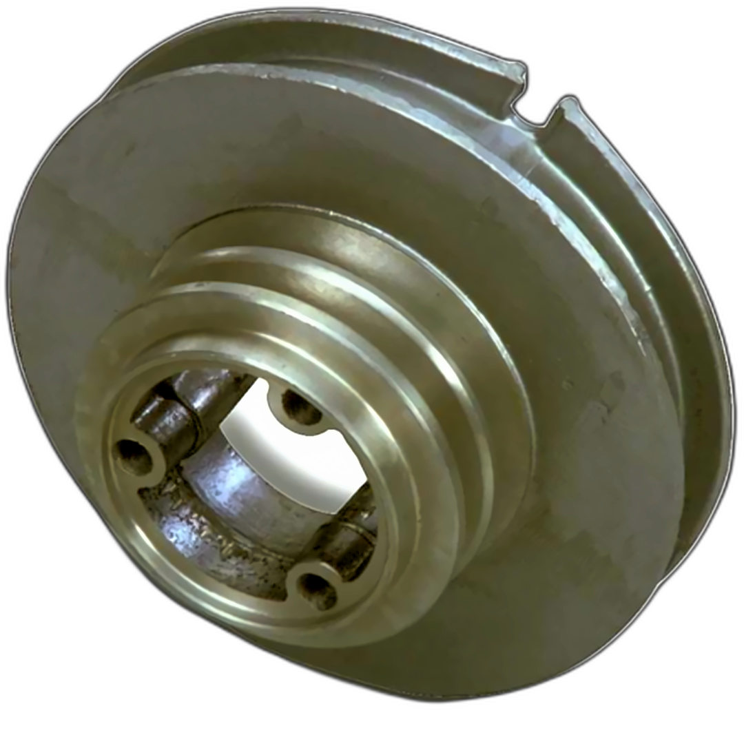 Immagine di PULEGGIA AVVIAMENTO MOTORE LOMBARDINI 1 GOLA D=160 3 FORI