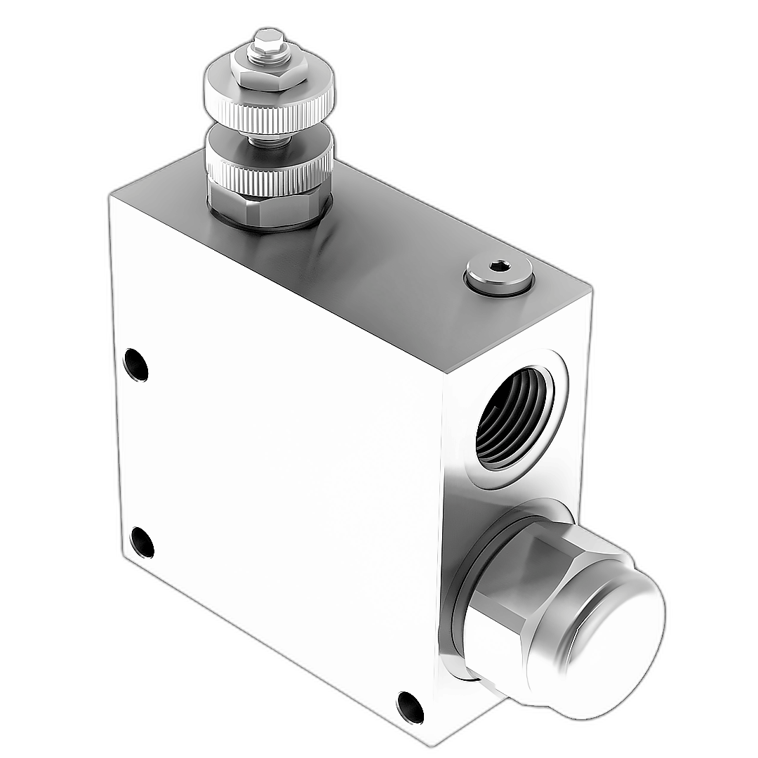 Immagine di VALVOLA REGOLATRICE DI FLUSSO A 3 VIE 1/2" 100 L/MIN